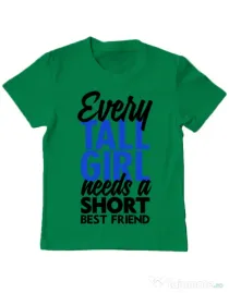 Tricou ADLER copil Tall girl Verde mediu