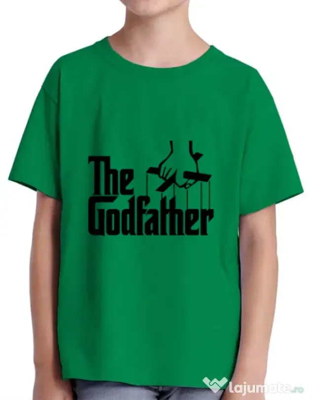 Tricou ADLER copil The godfather Verde mediu