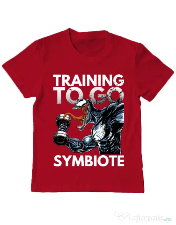 Tricou ADLER copil Venom training Rosu