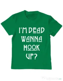 Tricou ADLER copil Wanna hook up Verde mediu
