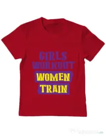 Tricou ADLER copil Women train Rosu