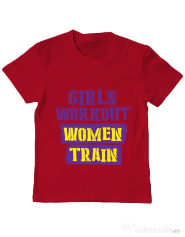 Tricou ADLER copil Women train Rosu