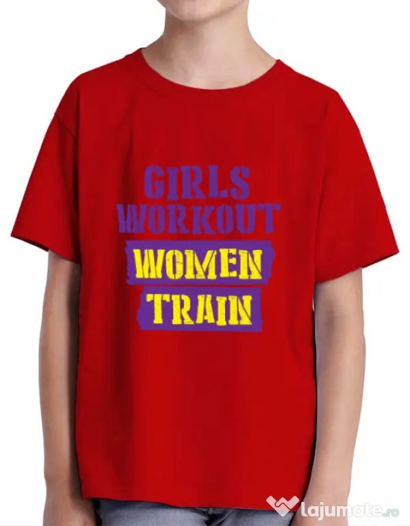Tricou ADLER copil Women train Rosu
