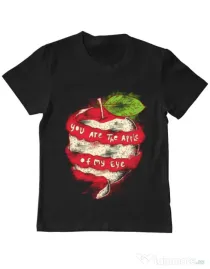 Tricou ADLER copil You are the apple of my eye Negru