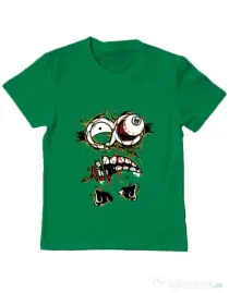 Tricou ADLER copil Zombienion Verde mediu