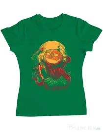 Tricou ADLER dama Pumpkinhead Butcher Verde mediu