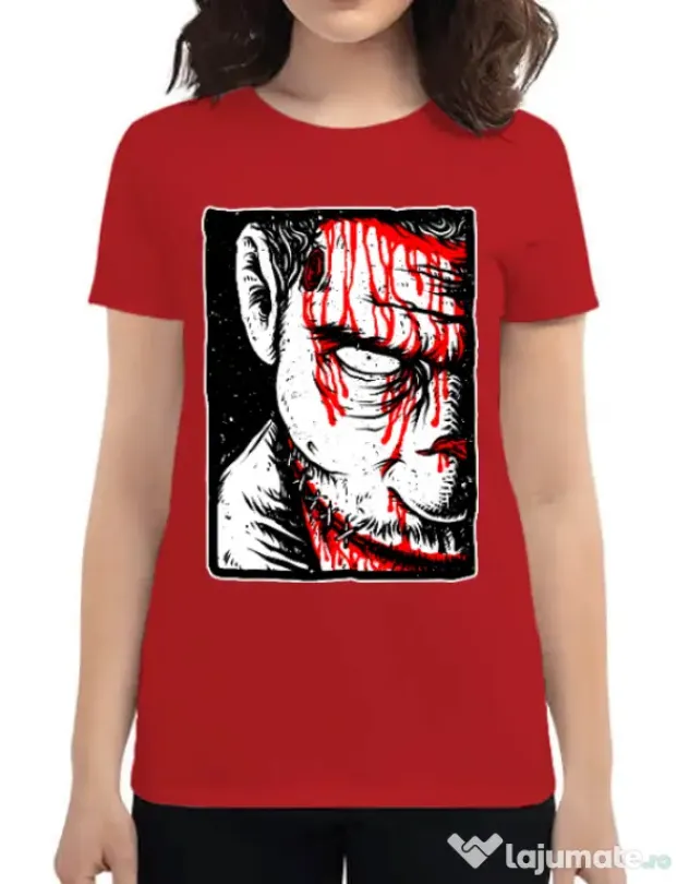 Tricou ADLER dama Zomblood Rosu