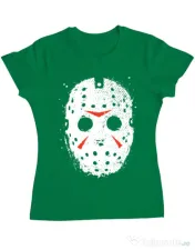 Tricou ADLER dama Jason Mask Verde mediu 
