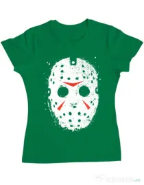 Tricou ADLER dama Jason Mask Verde mediu