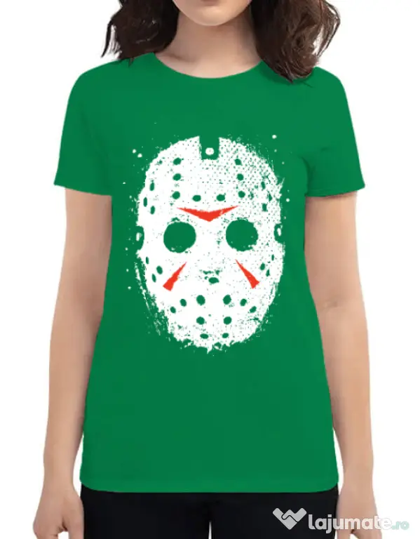 Tricou ADLER dama Jason Mask Verde mediu