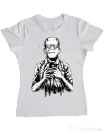 Tricou ADLER dama Franselfiestein Alb