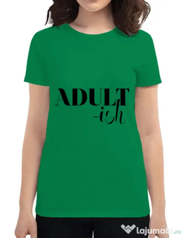 Tricou ADLER dama Adultish Verde mediu