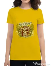 Tricou ADLER dama Best pilots Galben 
