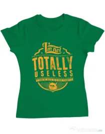 Tricou ADLER dama Bad example Verde mediu