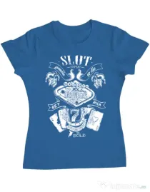 Tricou ADLER dama Las vegas Albastru azuriu