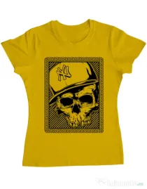 Tricou ADLER dama Minimal Galben