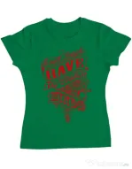 Tricou ADLER dama Quiet people loud minds Verde mediu