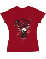 Tricou ADLER dama The bearded bastards Rosu