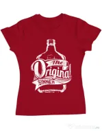 Tricou ADLER dama The original sinner Rosu