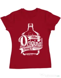 Tricou ADLER dama The original sinner Rosu