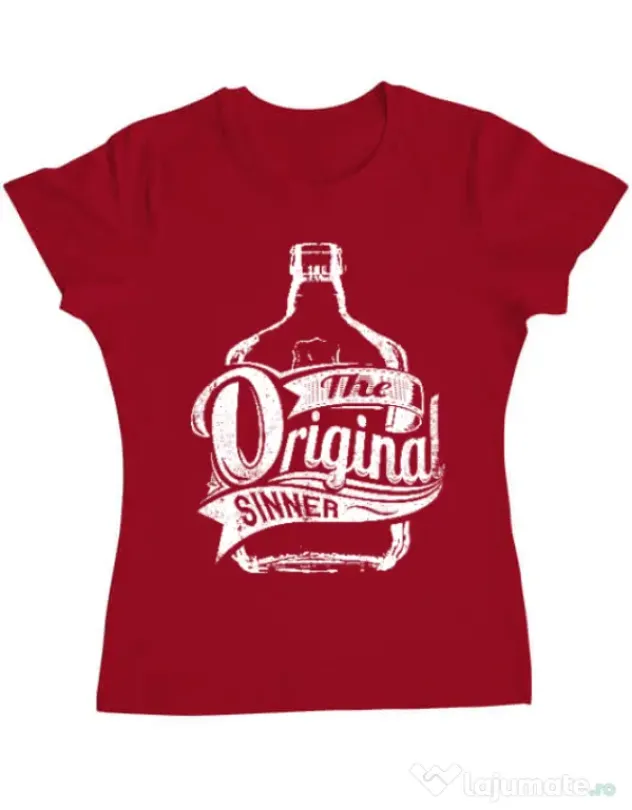 Tricou ADLER dama The original sinner Rosu