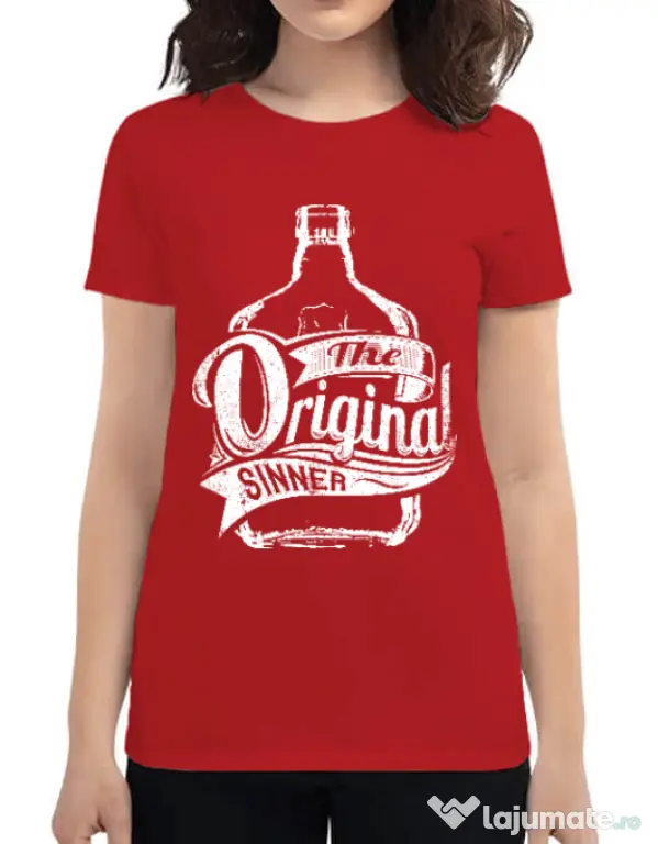 Tricou ADLER dama The original sinner Rosu