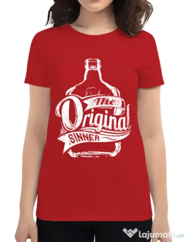 Tricou ADLER dama The original sinner Rosu