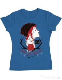 Tricou ADLER dama Slick as thieves Albastru azuriu