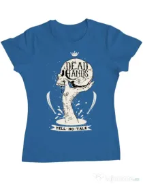 Tricou ADLER dama Dead hands Albastru azuriu