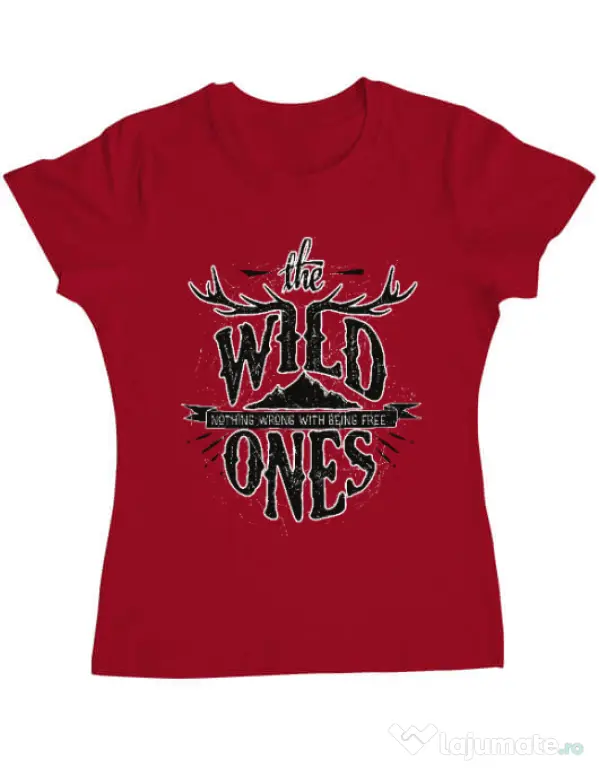 Tricou ADLER dama The Wild Ones Rosu