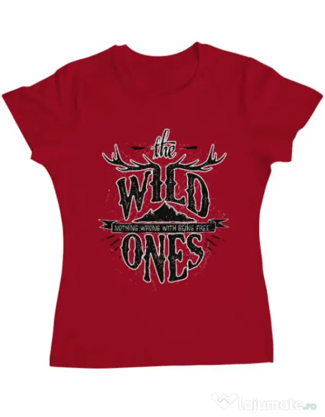 Tricou ADLER dama The Wild Ones Rosu
