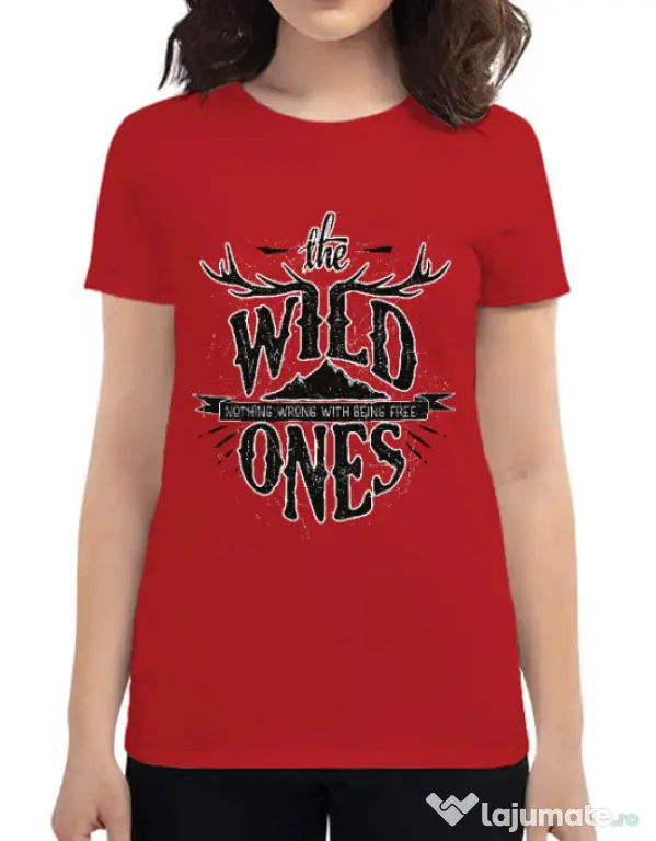 Tricou ADLER dama The Wild Ones Rosu