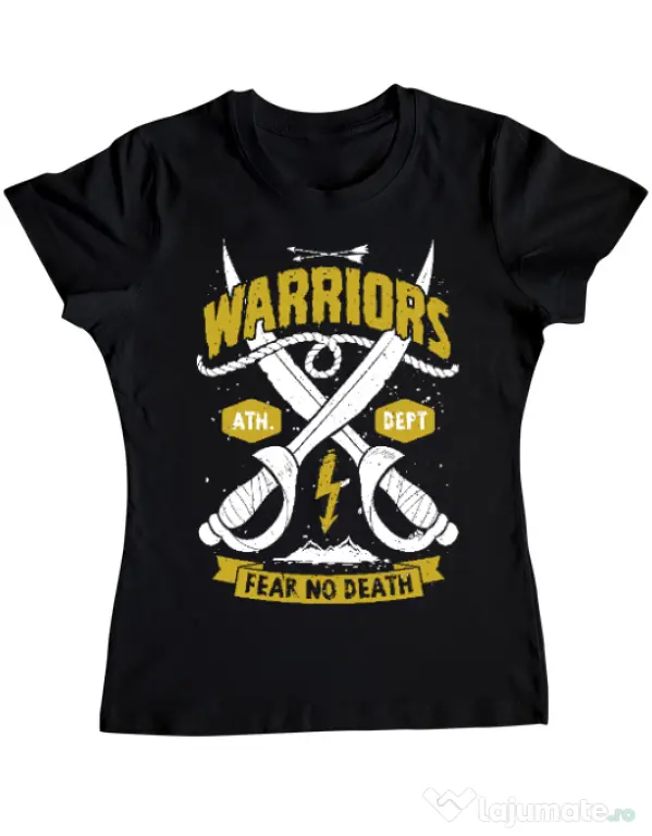 Tricou ADLER dama Warriors Negru