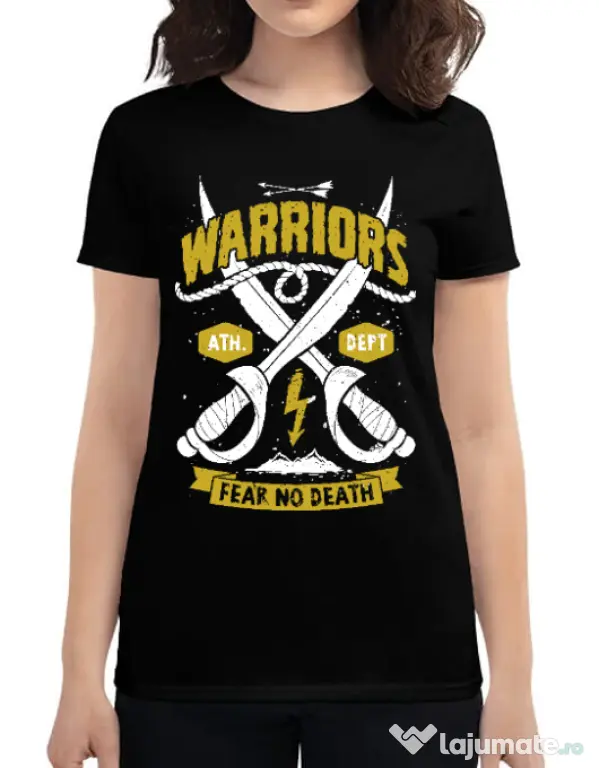 Tricou ADLER dama Warriors Negru