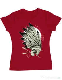 Tricou ADLER dama Conquerors Rosu