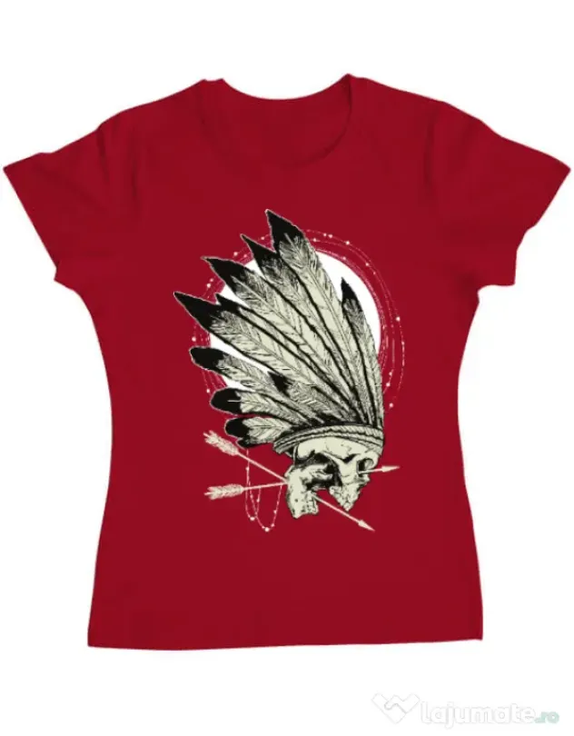 Tricou ADLER dama Conquerors Rosu