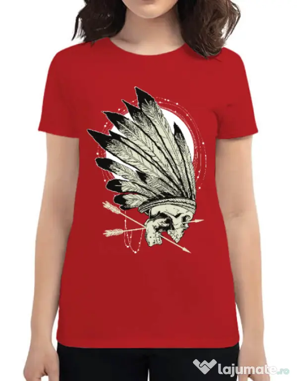 Tricou ADLER dama Conquerors Rosu