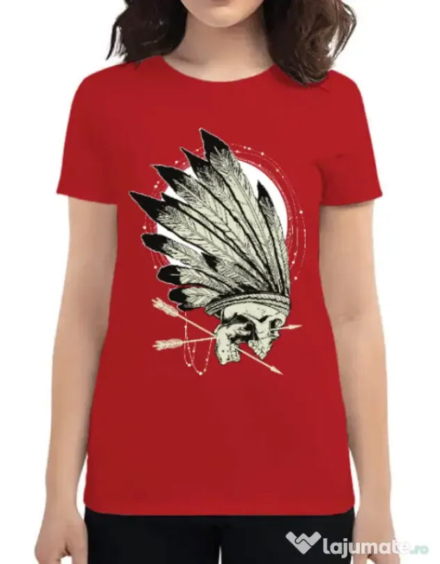 Tricou ADLER dama Conquerors Rosu
