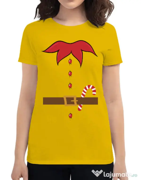 Tricou ADLER dama Elf Galben