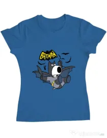 Tricou ADLER dama Bat Brian Albastru azuriu