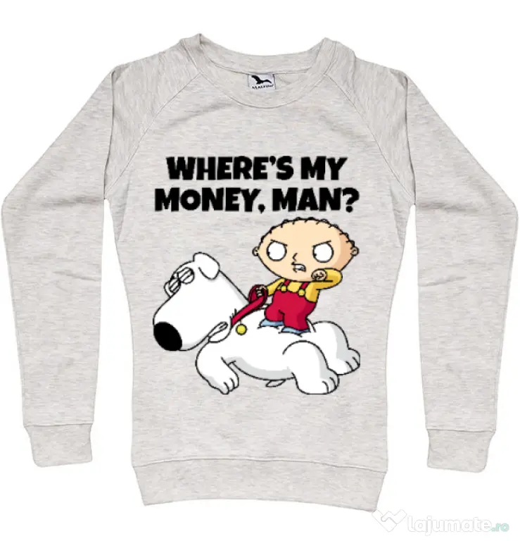 Bluza ADLER dama Where s my money Migdala melanj