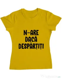 Tricou ADLER dama Nu are sens 2 Galben