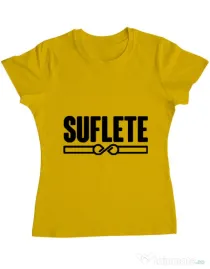 Tricou ADLER dama Suflete Galben