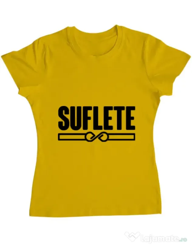 Tricou ADLER dama Suflete Galben