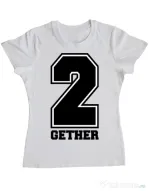 Tricou ADLER dama Together Alb