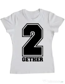 Tricou ADLER dama Together Alb