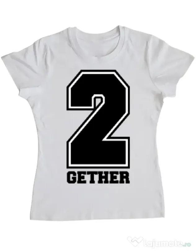 Tricou ADLER dama Together Alb