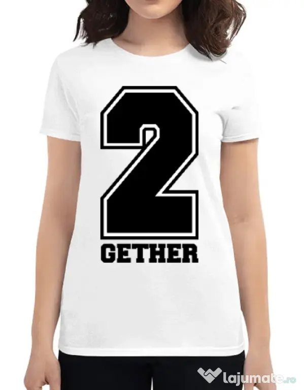 Tricou ADLER dama Together Alb