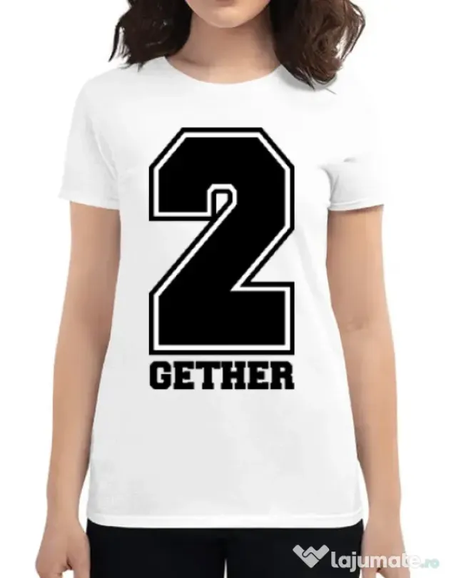 Tricou ADLER dama Together Alb