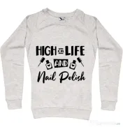 Bluza ADLER dama High on life Migdala melanj 